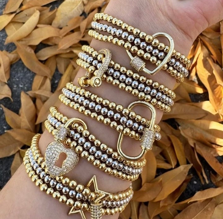 Bracelet avec arrière fermeture en élastique