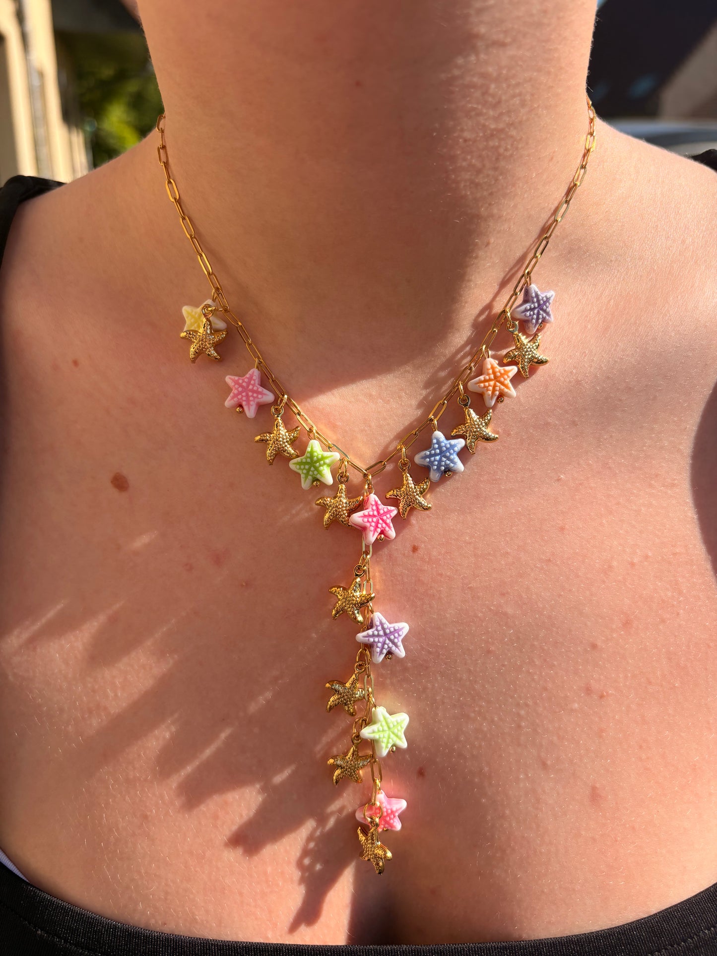 Collier Y breloque Océaline