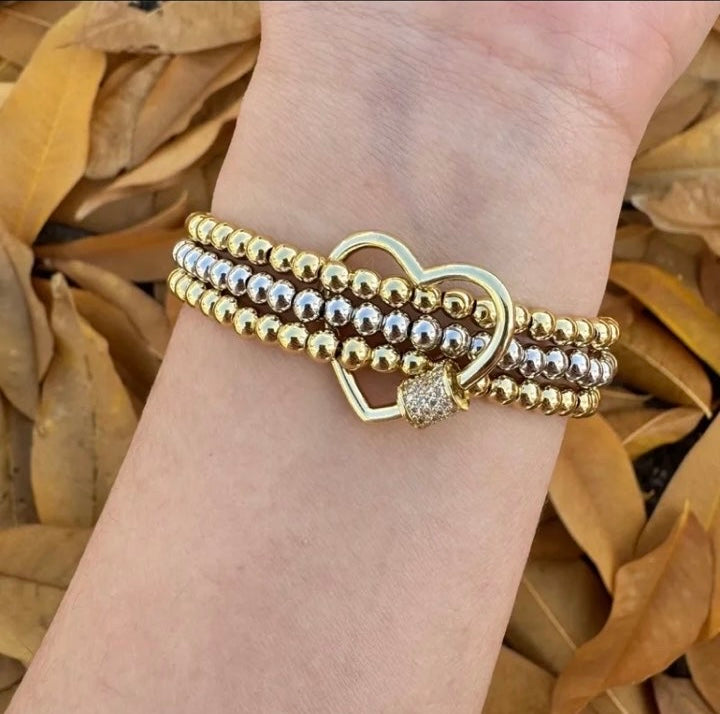 Bracelet avec arrière fermeture en élastique