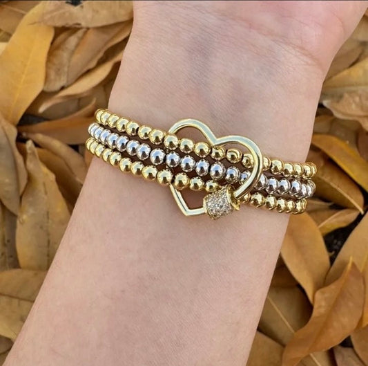 Bracelet avec arrière fermeture en élastique