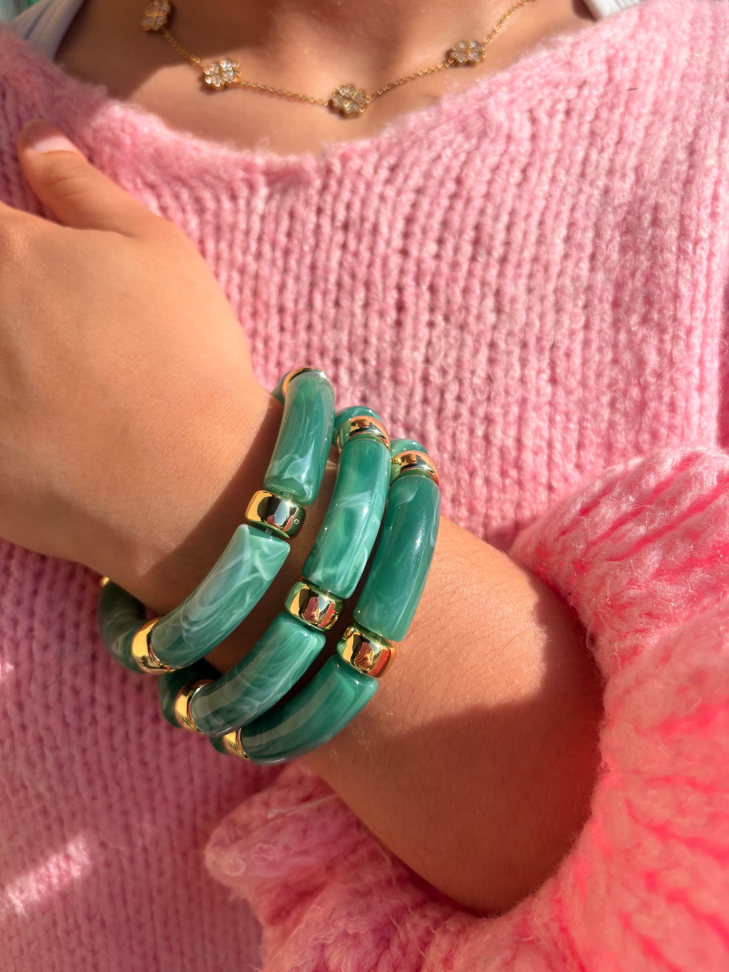 Bracelets en acrylique