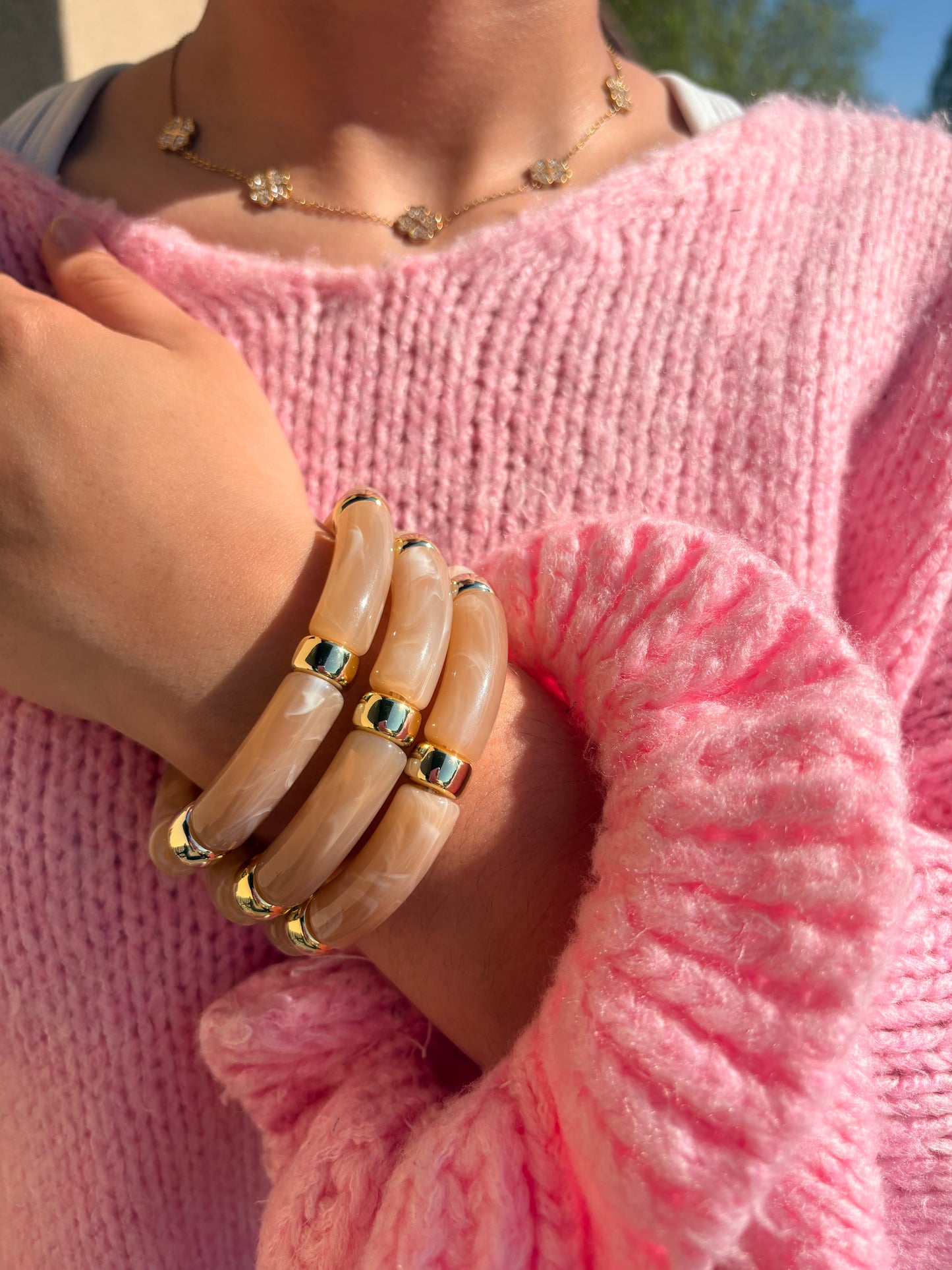 Bracelets en acrylique