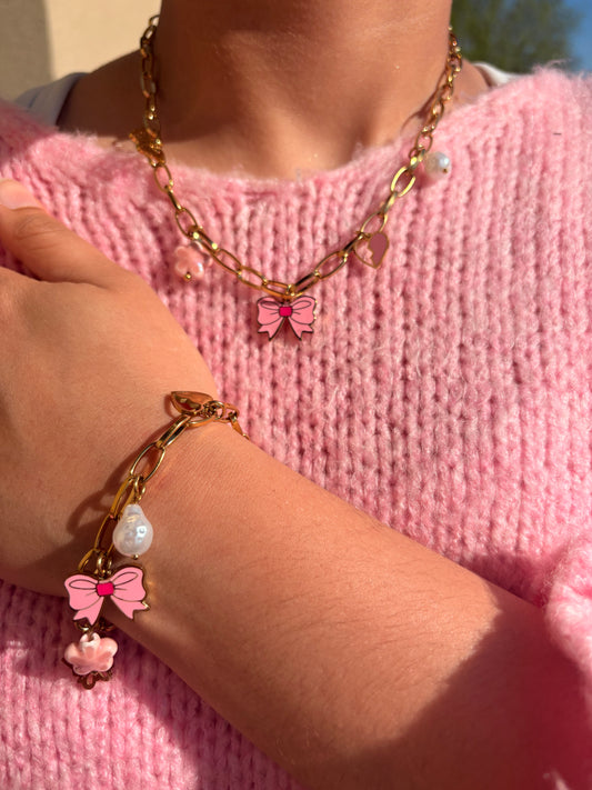 Ensemble Collier + Bracelet Aurélie